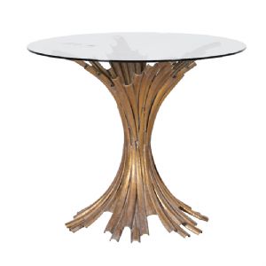 Decorative Round Gold Table